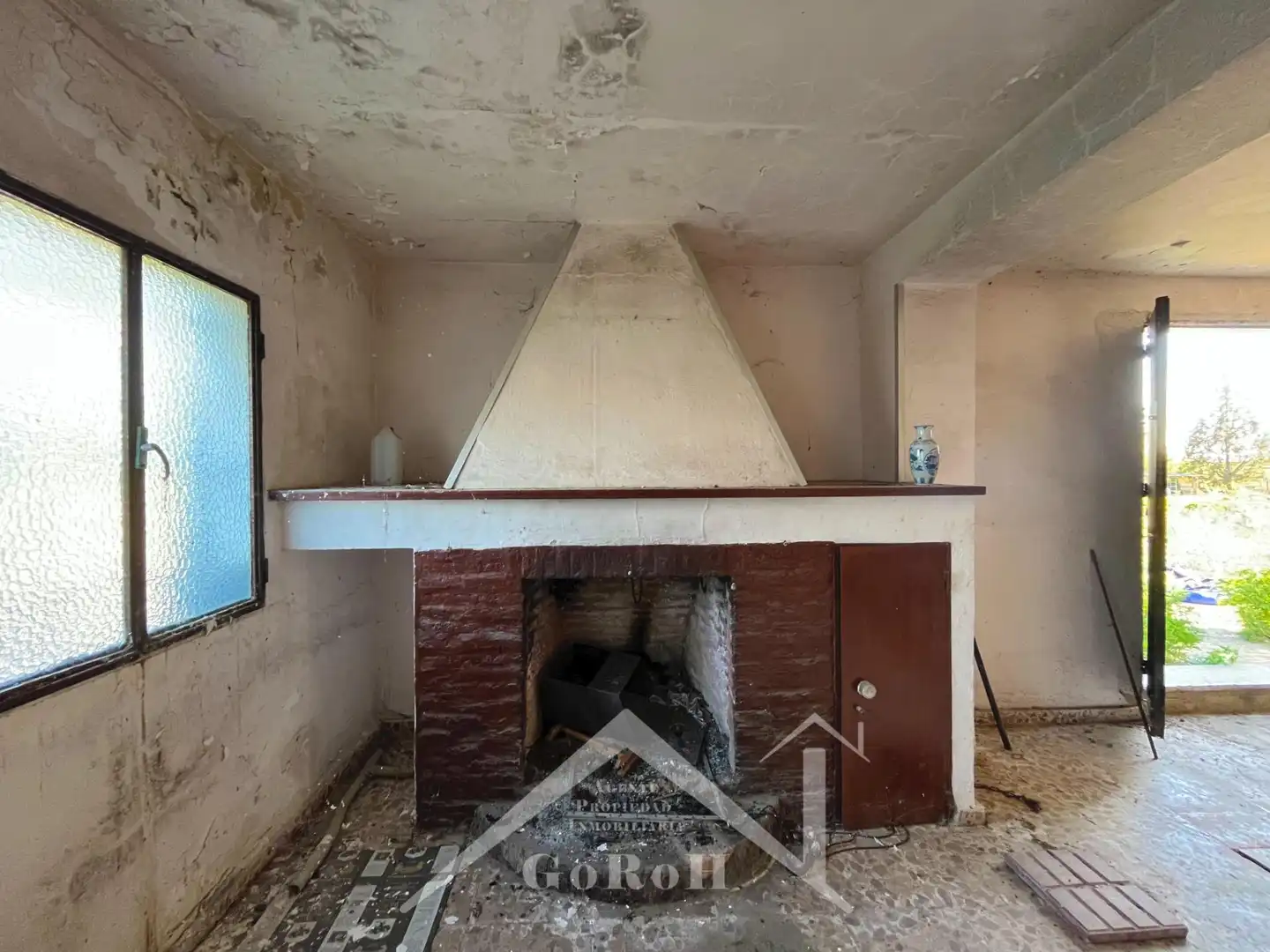 Sala de estar de Casa adosada en venta en Villaverde del Río