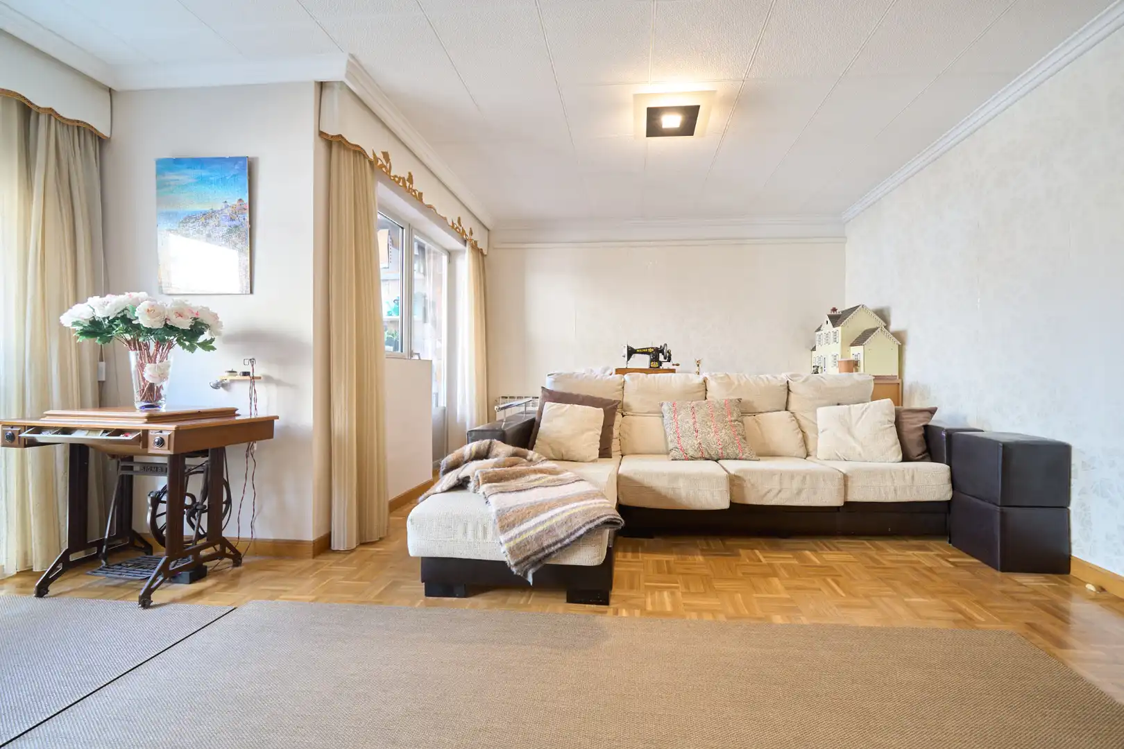 Sala de estar de Piso en venta en Vitoria - Gasteiz con Terraza
