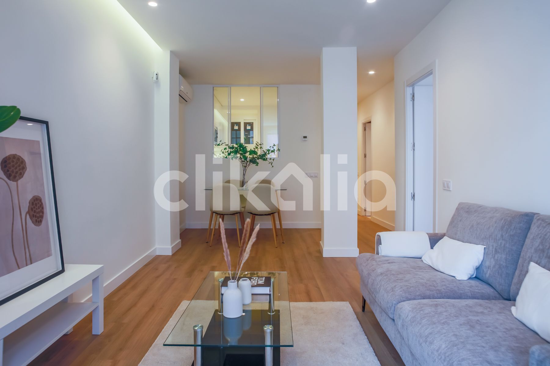 Sala de estar de Piso en venta en  Madrid Capital con Aire acondicionado, Calefacción y Terraza