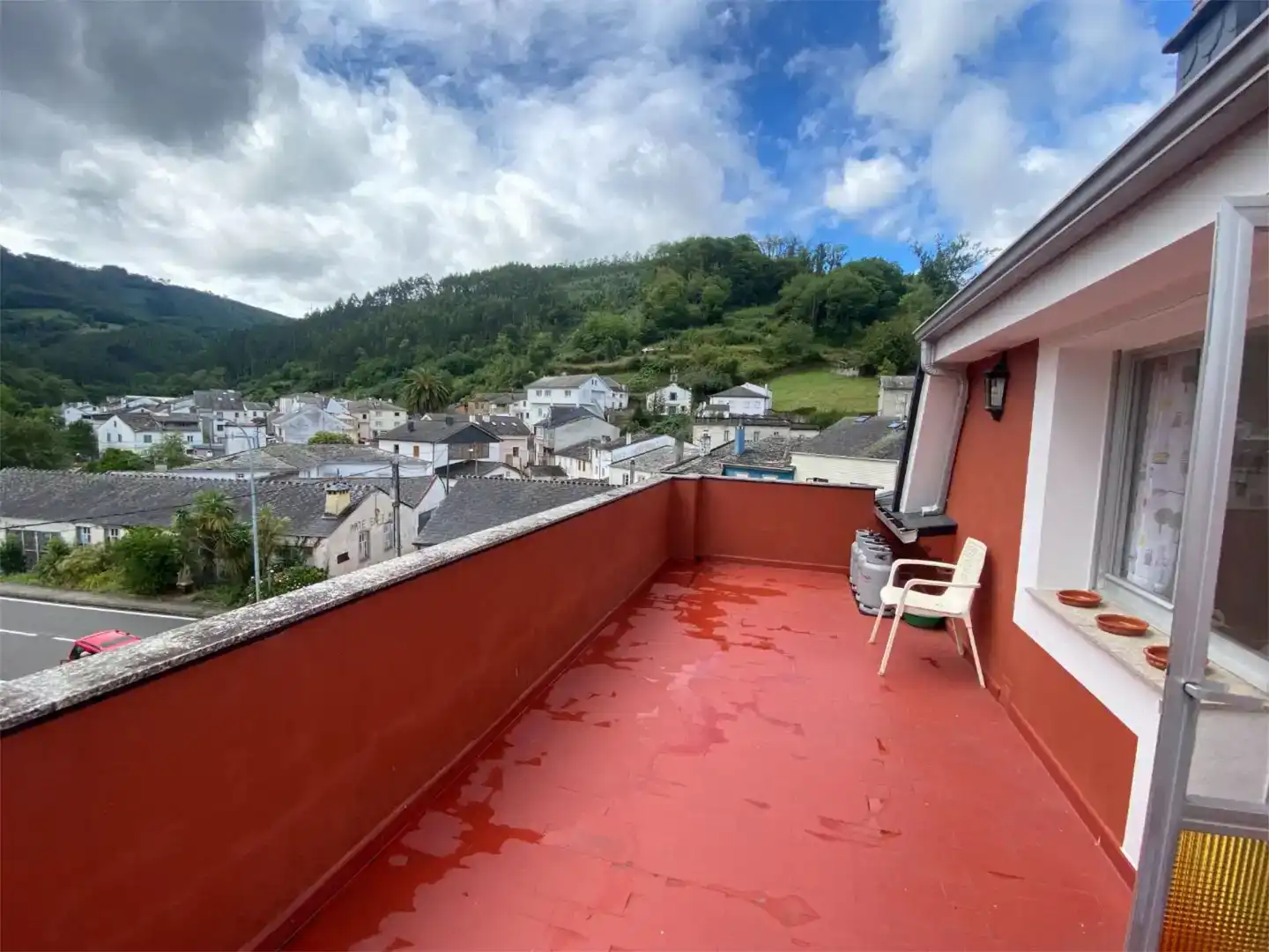 Terrasse von Wohnung zur Miete in Mondoñedo mit Möbliert und Balkon
