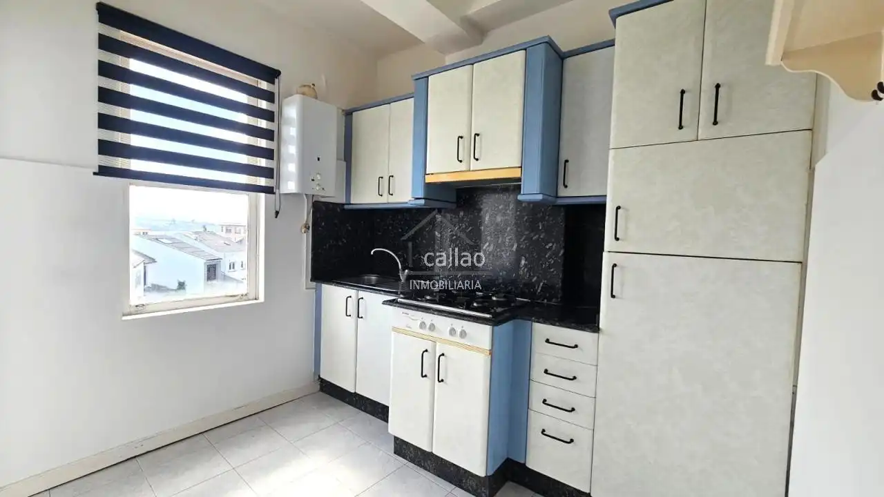 Kitchen of Flat for rent in Ferrol  with Heating and Storage room