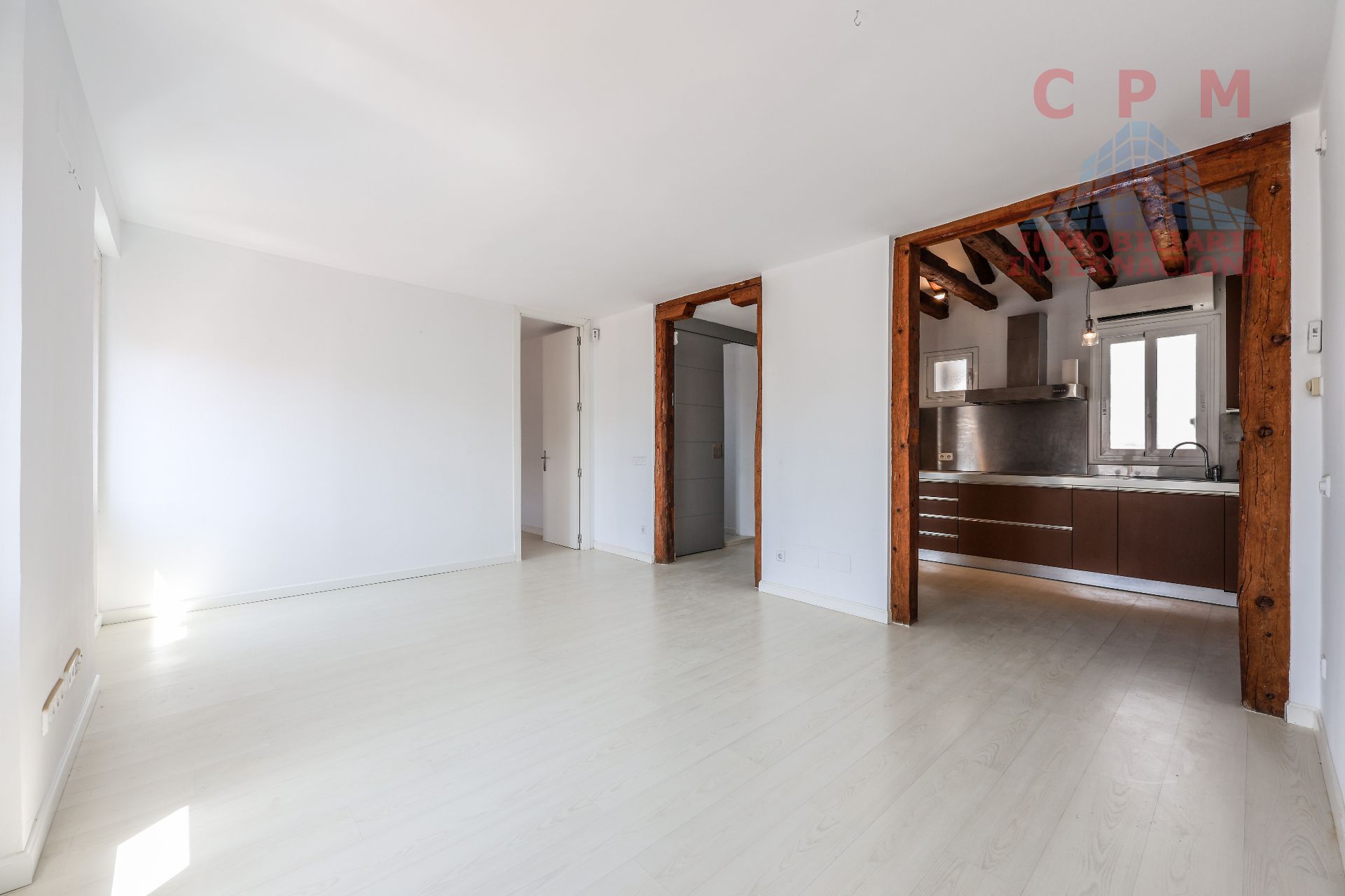 Sala d'estar de Pis de lloguer en  Madrid Capital amb Aire condicionat, Calefacció i Parquet
