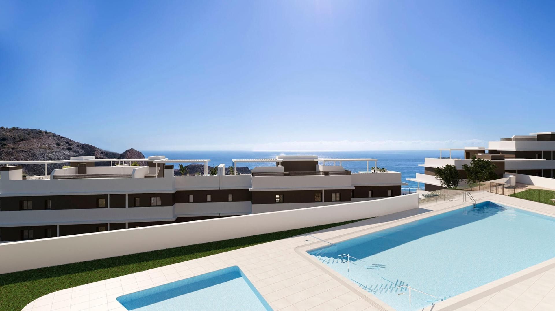Piscina de Apartament en venda en Rincón de la Victoria amb Calefacció, Jardí privat i Terrassa
