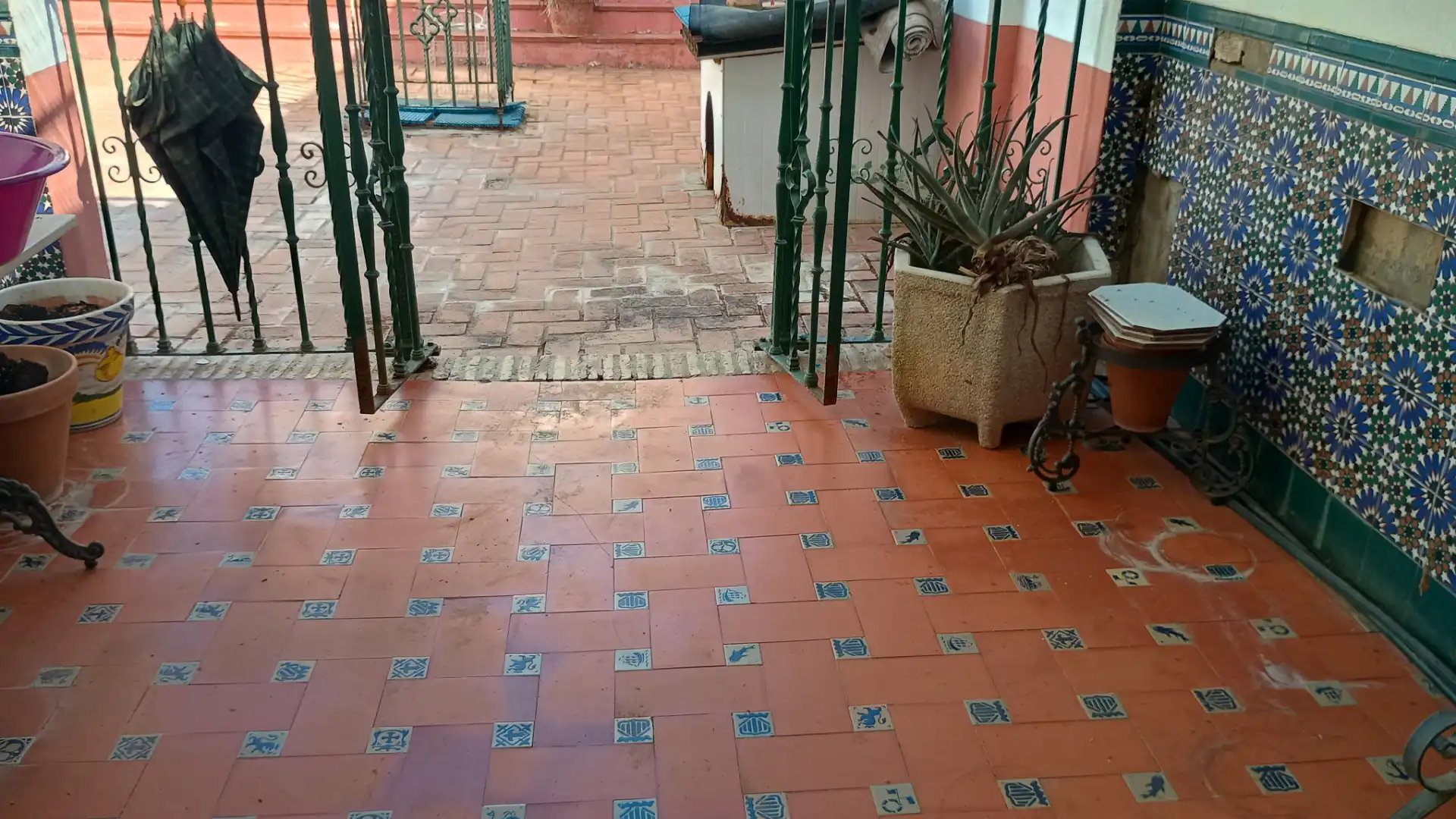 Terraza de Casa adosada en venta en Villanueva del Ariscal con Aire acondicionado, Piscina y Horno