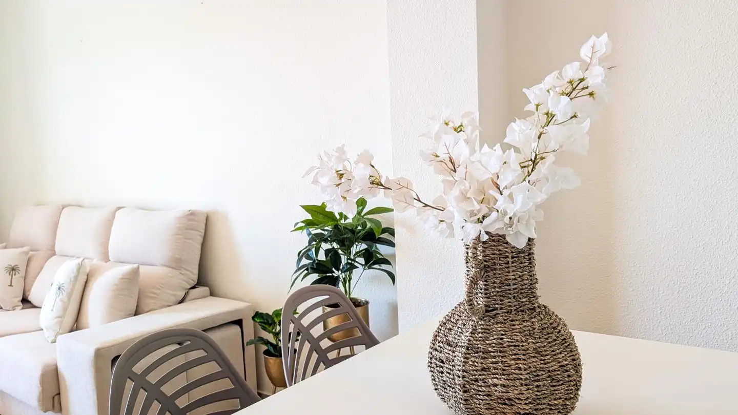 Dining room of Flat for sale in Santa Pola  with Terrace and Furnished