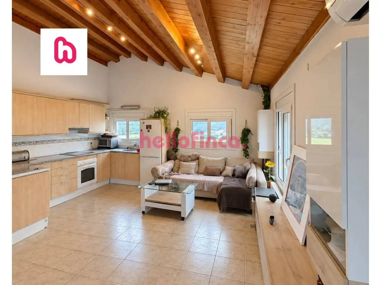 Living room of Flat for sale in Berga  with Air Conditioner, Heating and Terrace