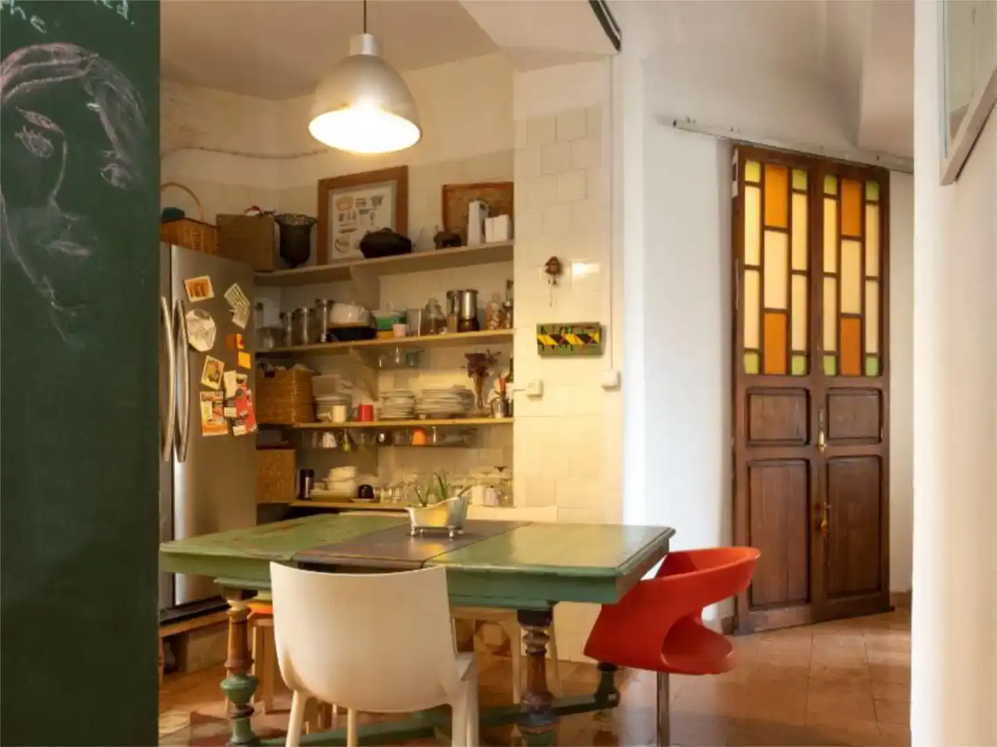 Cocina de Ático para compartir en Valencia con Amueblado y Balcón