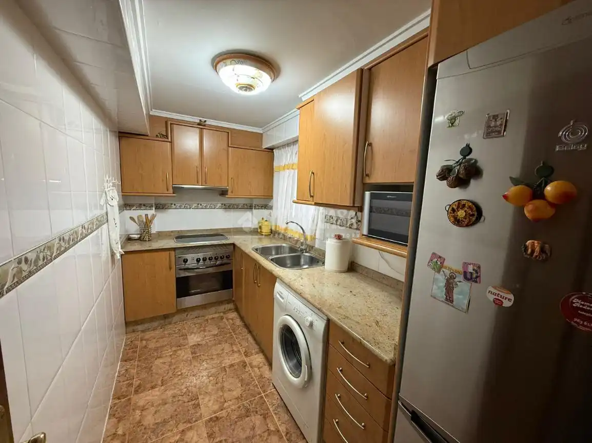 Kitchen of Flat for sale in Valencia  with Air Conditioner