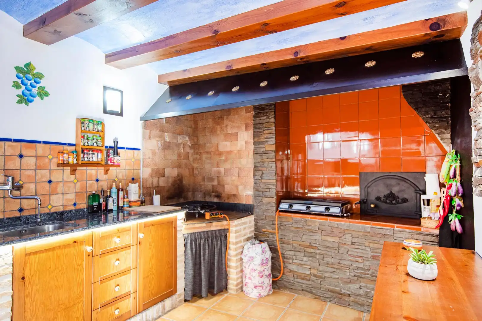 Cocina de Casa o chalet de alquiler en Benissa con Aire acondicionado, Jardín privado y Trastero