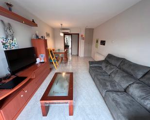 Living room of Planta baja for sale in Vilalba Sasserra  with Air Conditioner and Terrace