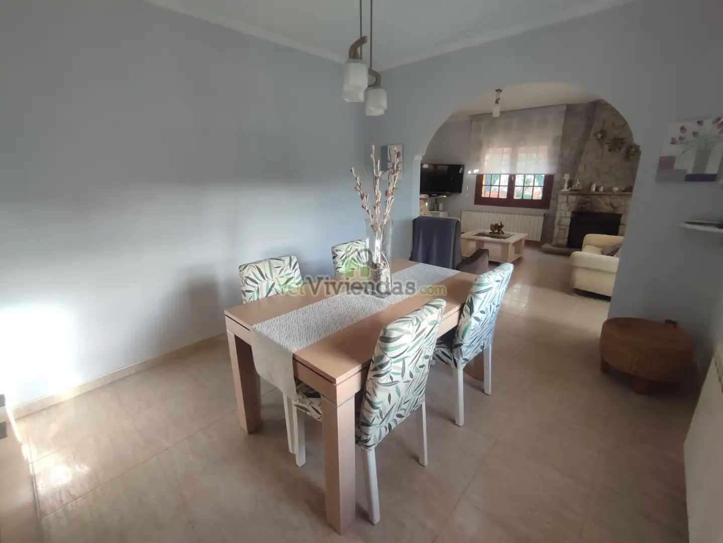 Comedor de Casa o chalet en venta en Vallirana con Aire acondicionado, Calefacción y Jardín privado