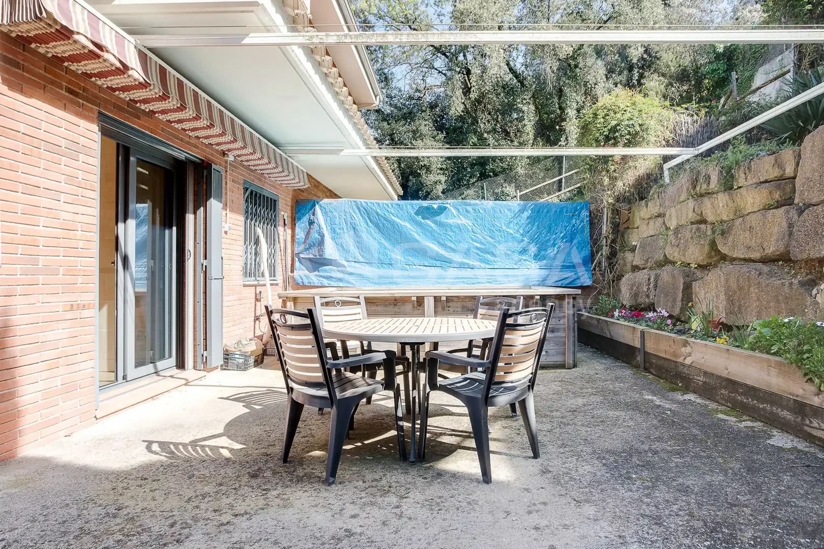 Terrasse von Haus oder Chalet zum Verkauf in Montornès del Vallès mit Klimaanlage, Heizung und Privatgarten