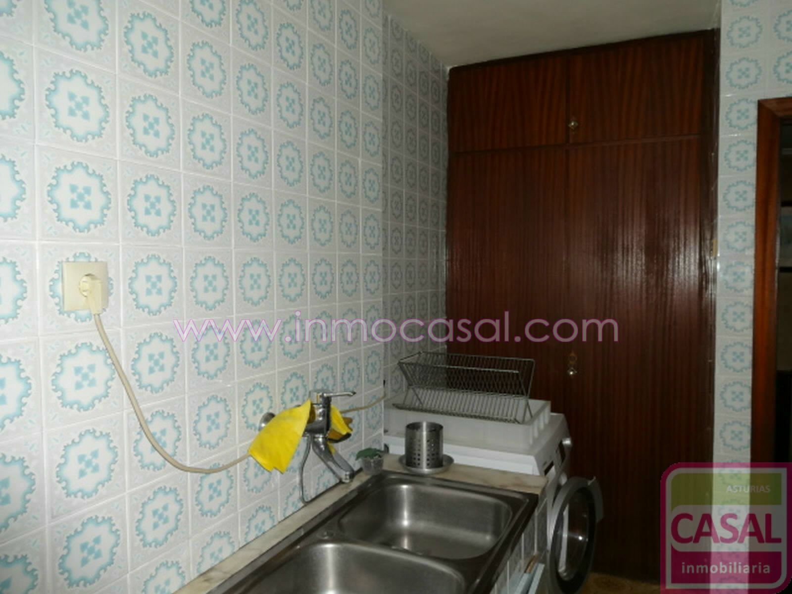Kitchen of Flat for sale in Langreo  with Heating, Terrace and Storage room