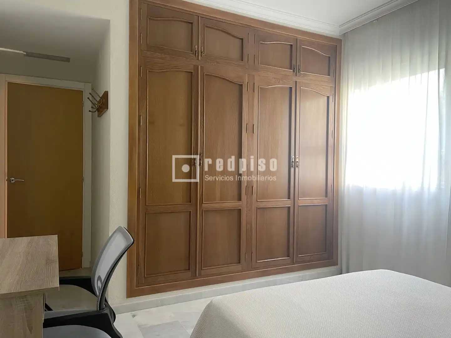 Bedroom of Flat for rent in Sevilla  with Air Conditioner, Terrace and Furnished