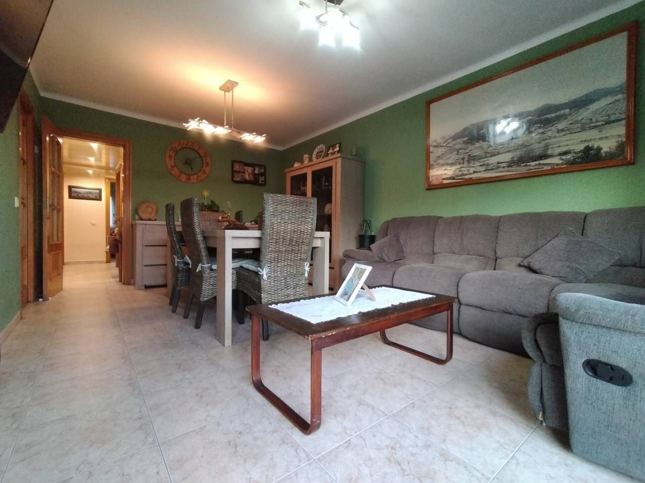 Sala d'estar de Pis en venda en Terrassa amb Calefacció i Balcó