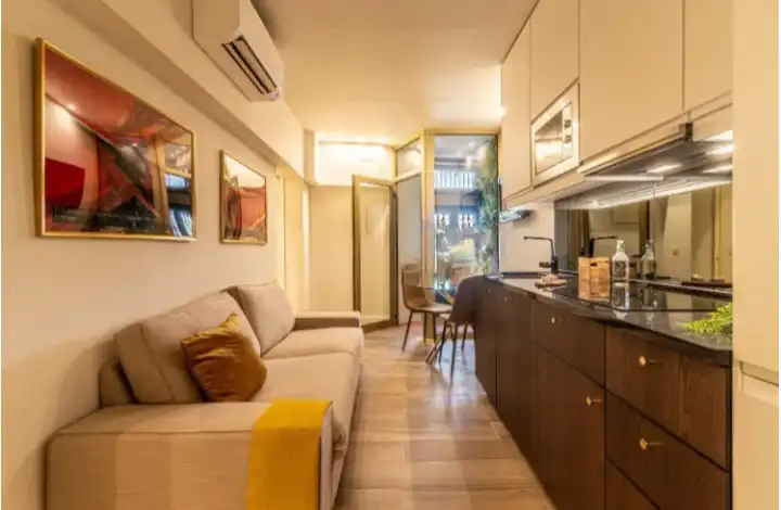 Sala de estar de Apartamento en venta en Jerez de la Frontera con Calefacción, Terraza y Amueblado