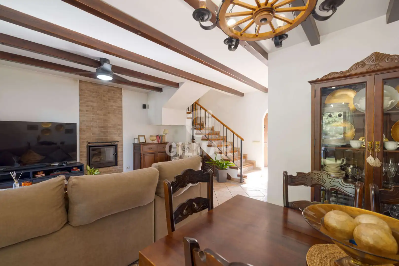 Living room of Detached homes for sale in Estepona  with Private garden and Swimming Pool