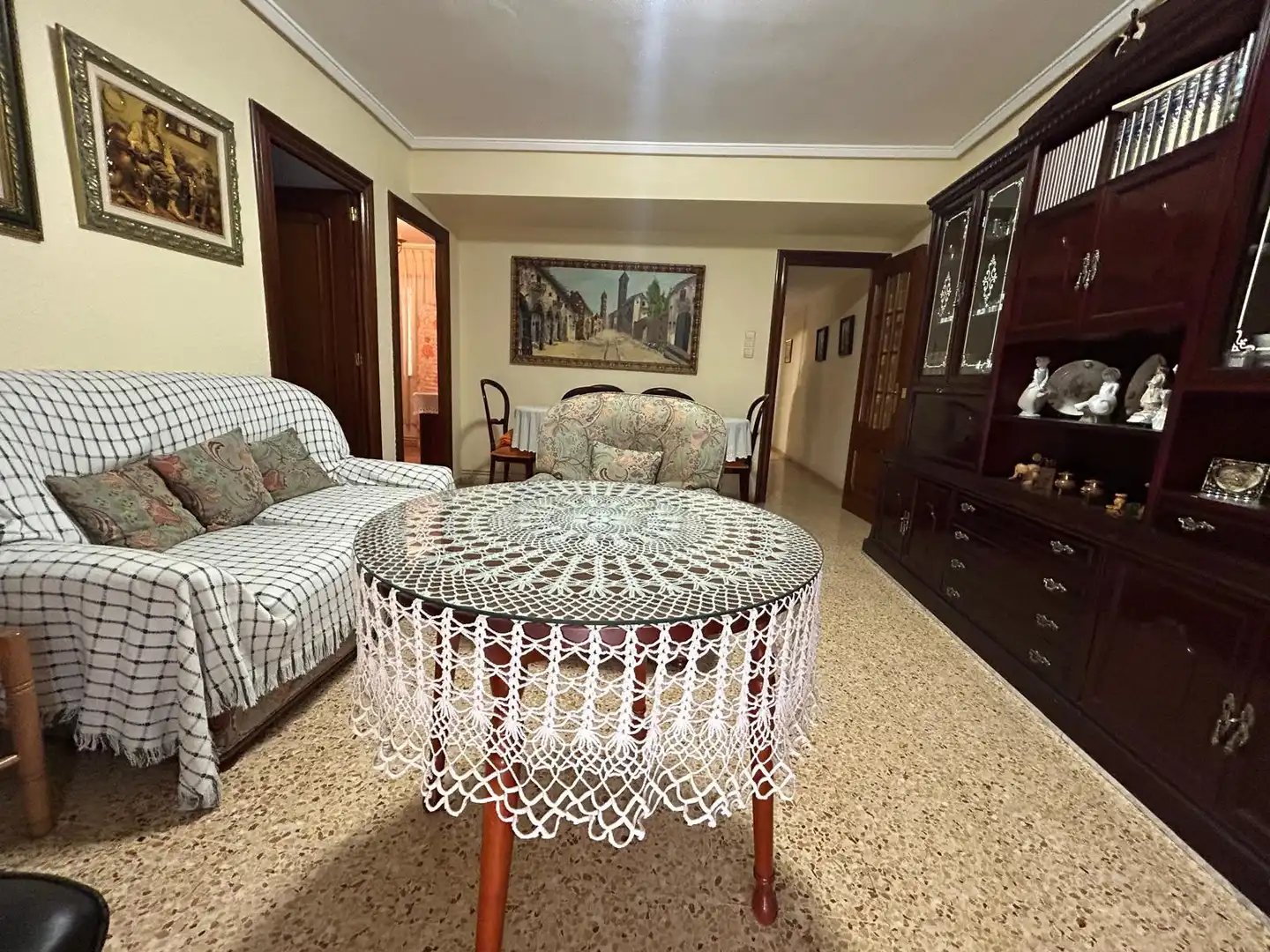 Sala de estar de Piso en venta en Benetússer con Aire acondicionado, Calefacción y Trastero