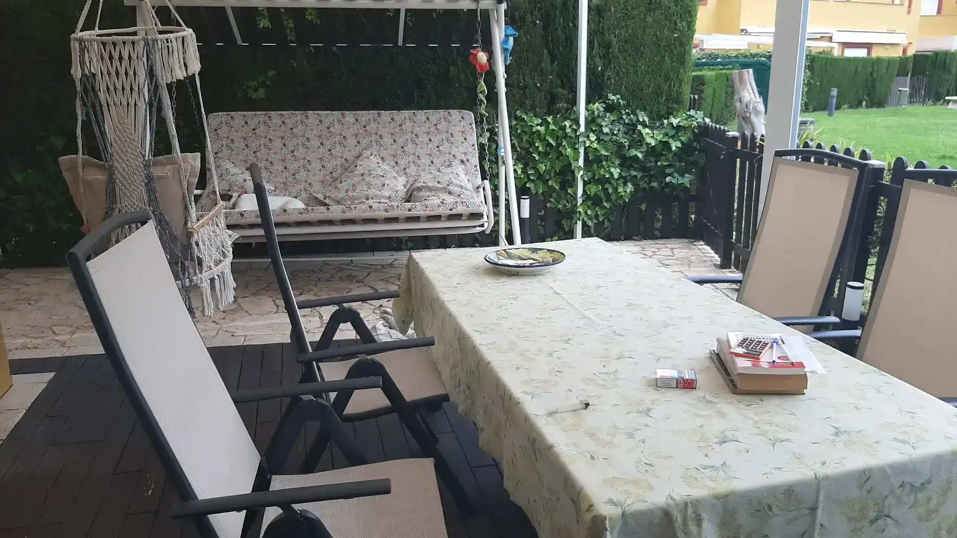 Terrassa de Casa adosada de lloguer en Rota amb Aire condicionat, Jardí privat i Traster
