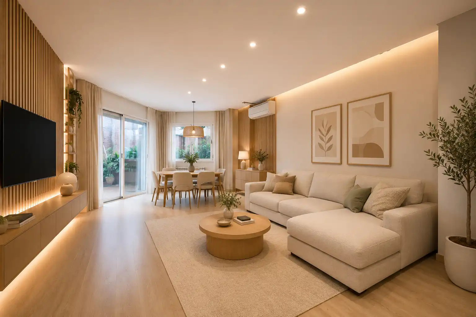 Sala de estar de Piso en venta en Majadahonda con Aire acondicionado y Trastero