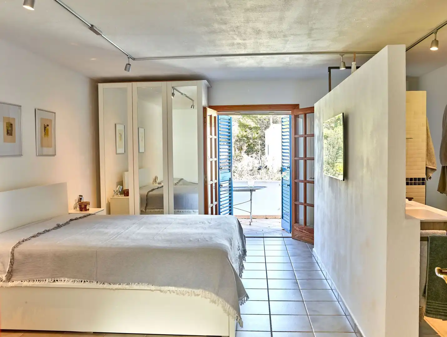 Bedroom of Houses for sale in Sant Josep de sa Talaia  with Air Conditioner, Heating and Private garden