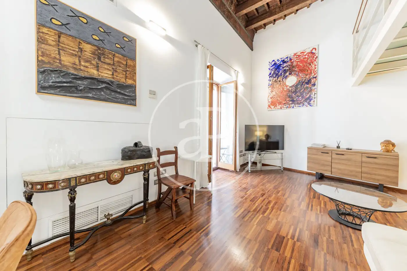 Living room of Lofts for rent in  Palma de Mallorca  with Air Conditioner, Heating and Furnished