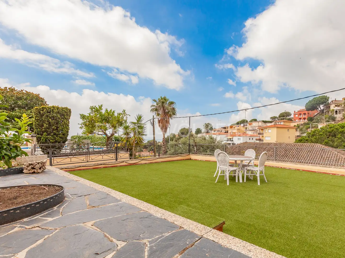 Terraza de Casa o chalet en venta en Mataró con Aire acondicionado, Calefacción y Jardín privado