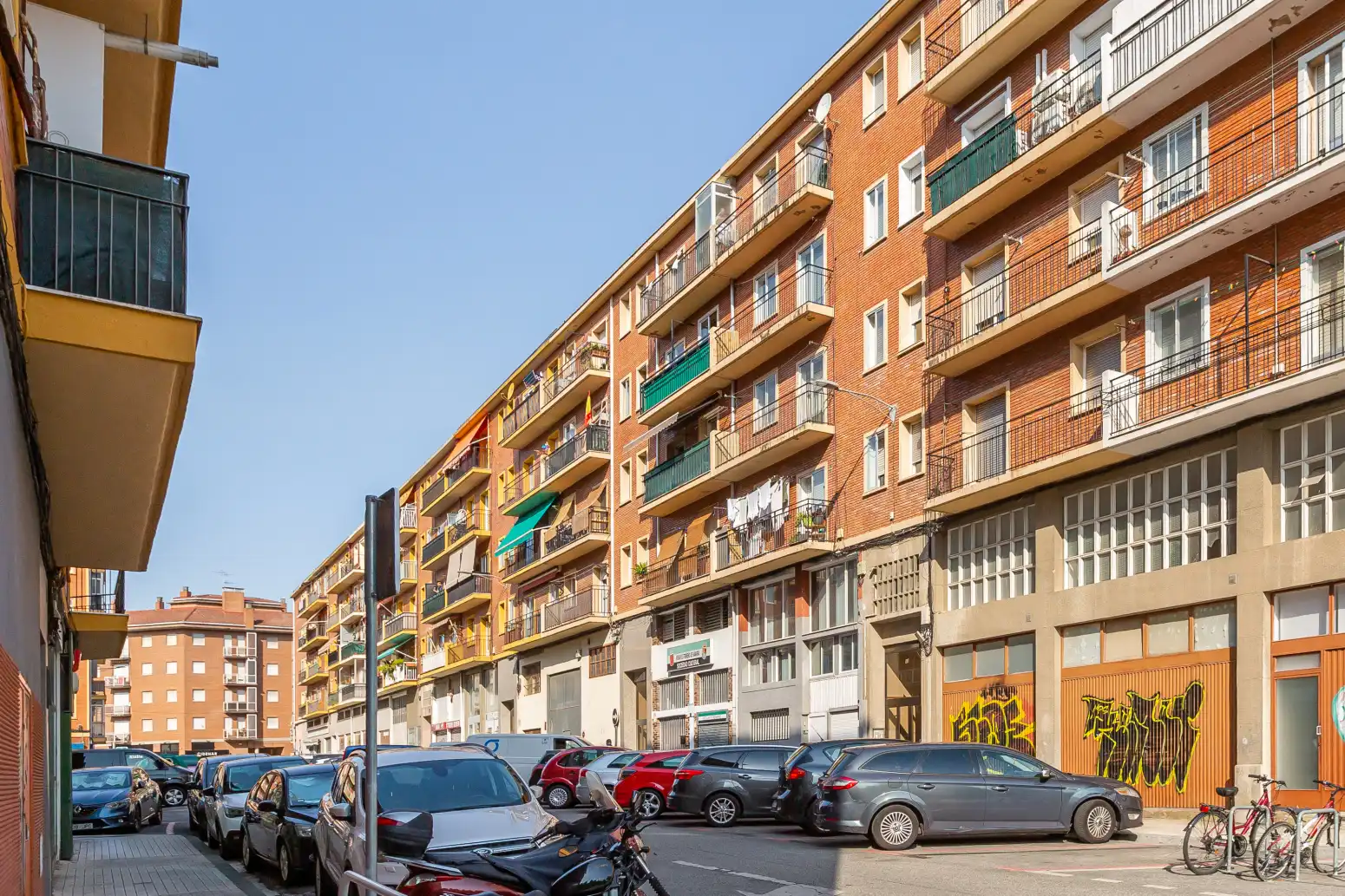 Vista exterior de Pis en venda en  Pamplona / Iruña amb Calefacció i Balcó