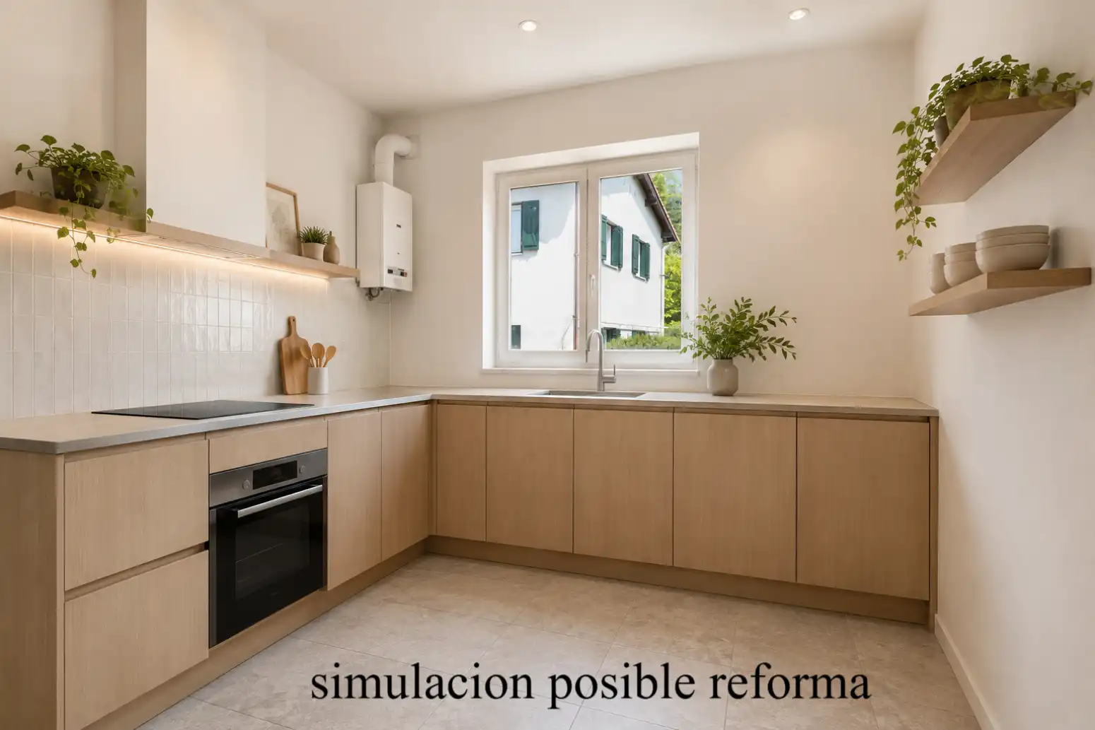 Cocina de Piso en venta en Donostia - San Sebastián  con Terraza