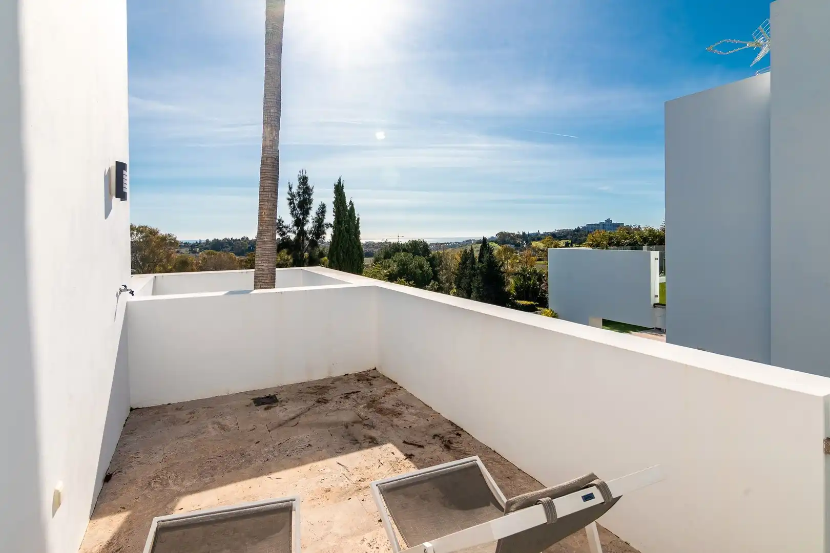 Terrassa de Casa o xalet de lloguer en Estepona amb Aire condicionat, Jardí privat i Terrassa