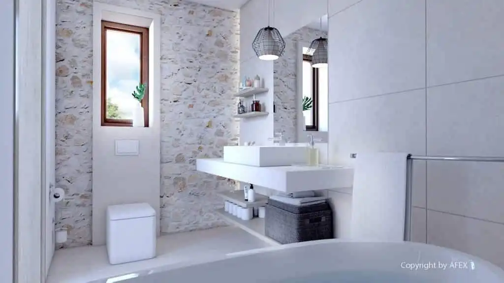 Bathroom of Country homes for sale in Felanitx  with Air Conditioner, Heating and Storage room