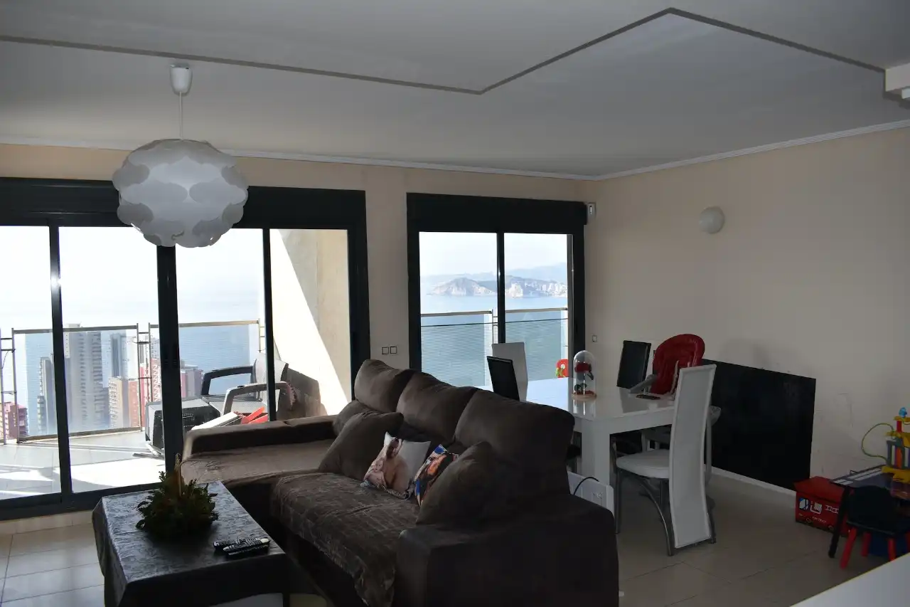 Sala de estar de Apartamento en venta en Benidorm con Terraza