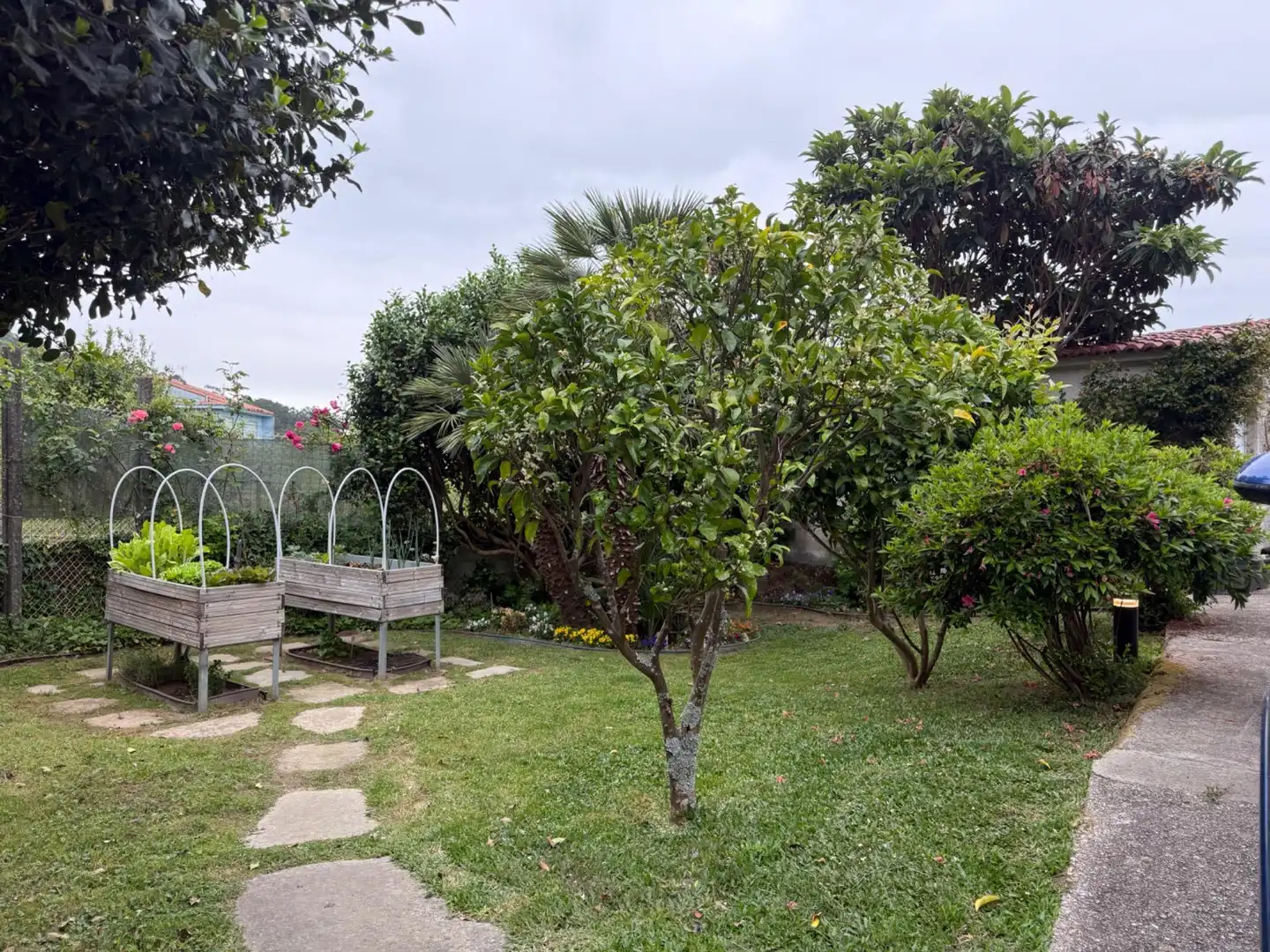 Garden of Houses for sale in Boiro  with Air Conditioner, Heating and Private garden