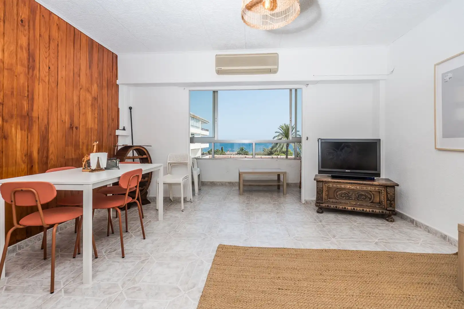 Sala d'estar de Apartament en venda en Dénia amb Aire condicionat i Forn