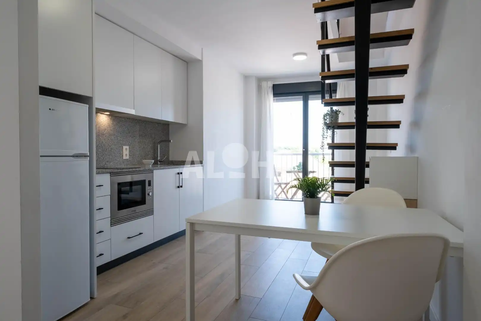 Kitchen of Apartments for rent in Alfara del Patriarca  with Air Conditioner, Heating and Furnished