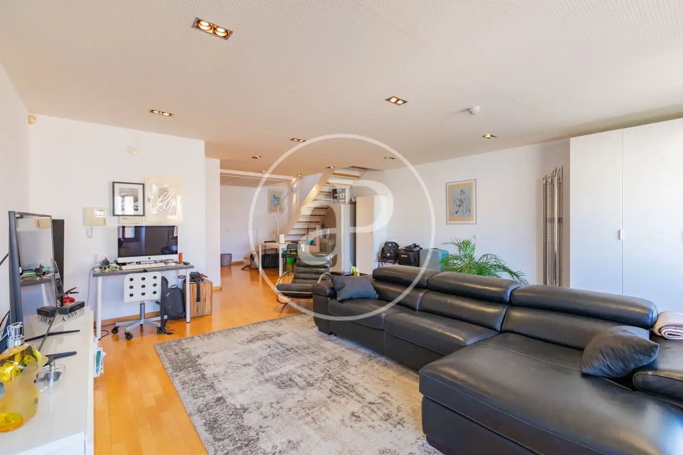 Living room of Attic for sale in San Sebastián de los Reyes  with Air Conditioner, Heating and Terrace