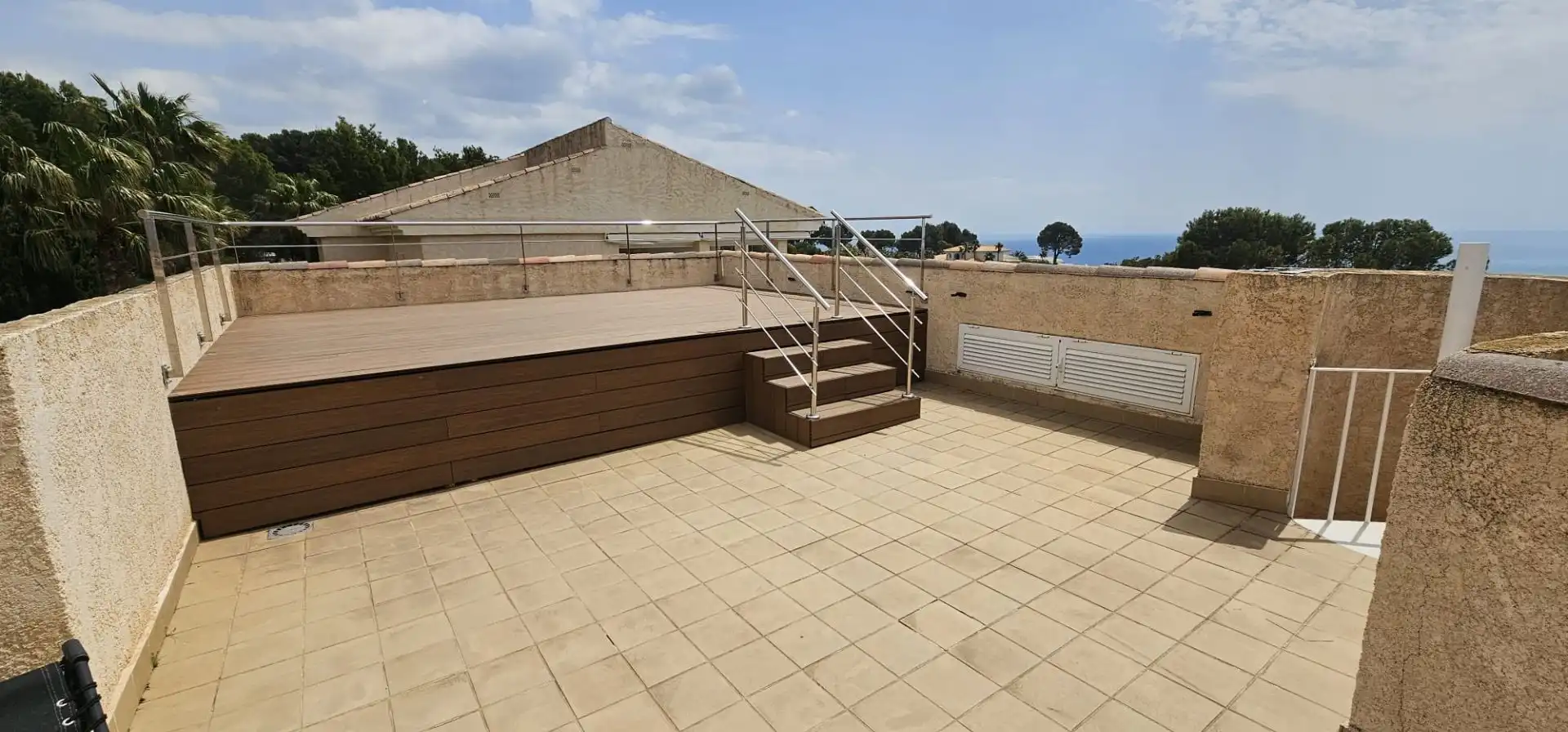 Terraza de Apartamento en venta en Altea con Aire acondicionado, Calefacción y Piscina comunitaria