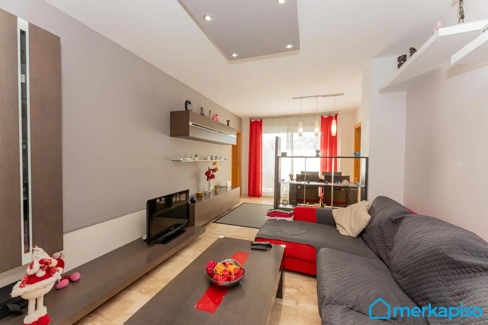 Living room of Flat for sale in Viladecans  with Heating, Parquet flooring and Balcony