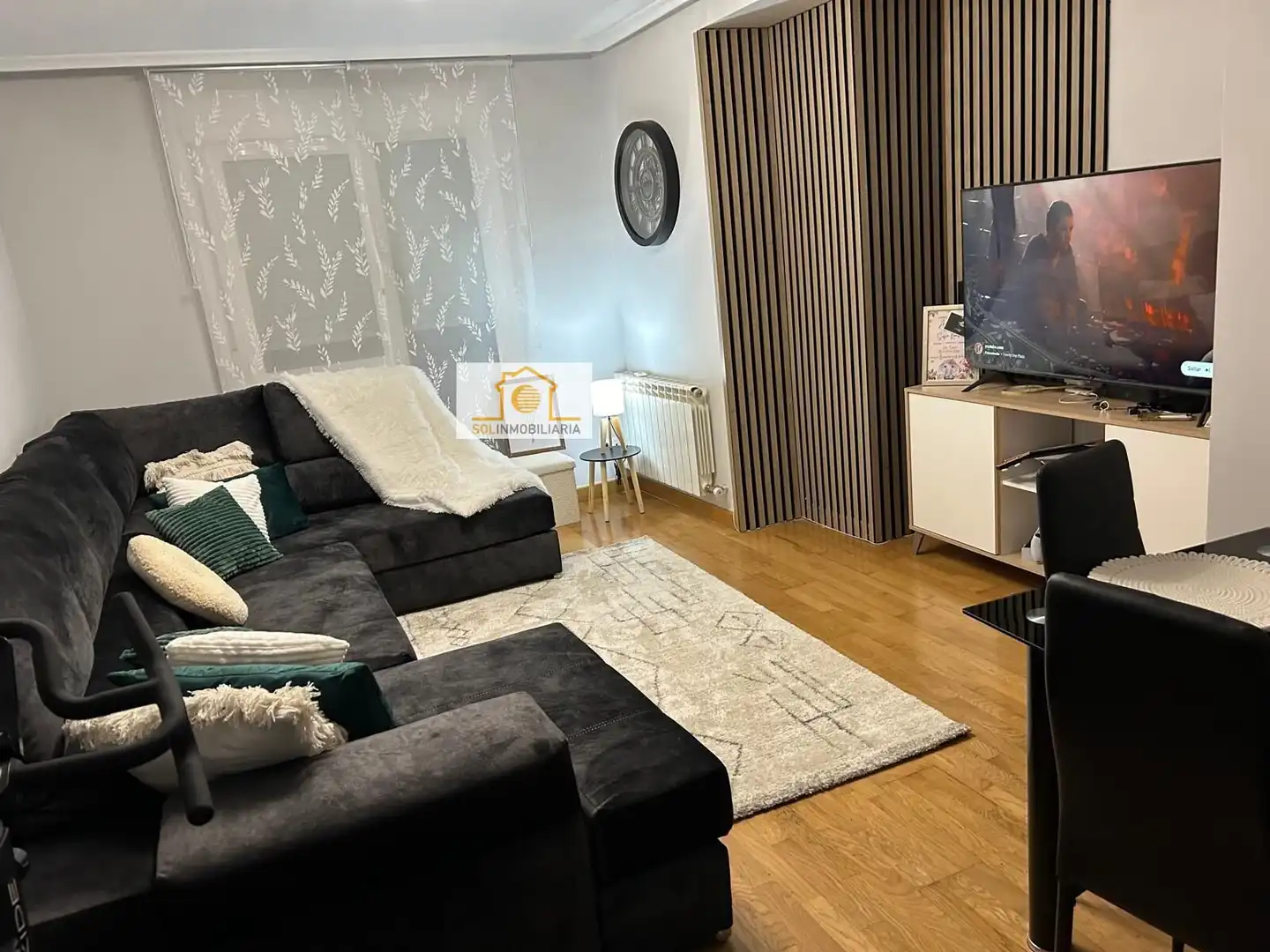 Wohnzimmer von Dachboden zum Verkauf in León Capital  mit Heizung, Parkett und Möbliert