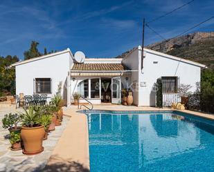 Exterior view of House or chalet for sale in Dénia  with Air Conditioner, Terrace and Swimming Pool