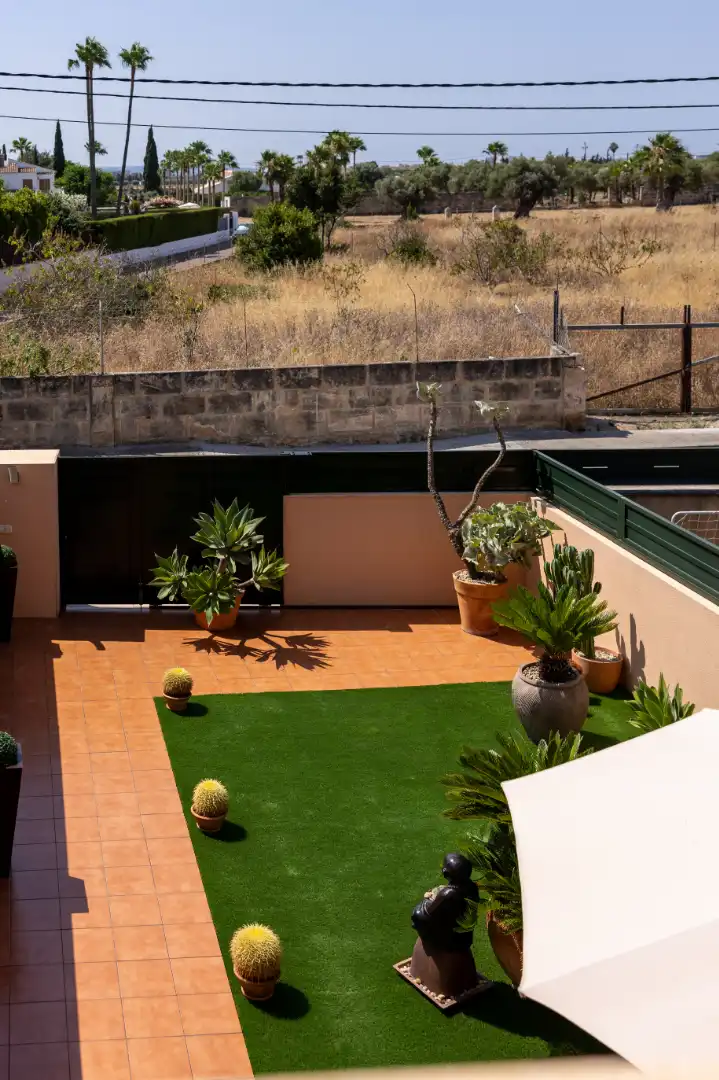 Terrassa de Casa adosada en venda en Marratxí amb Aire condicionat, Jardí privat i Terrassa