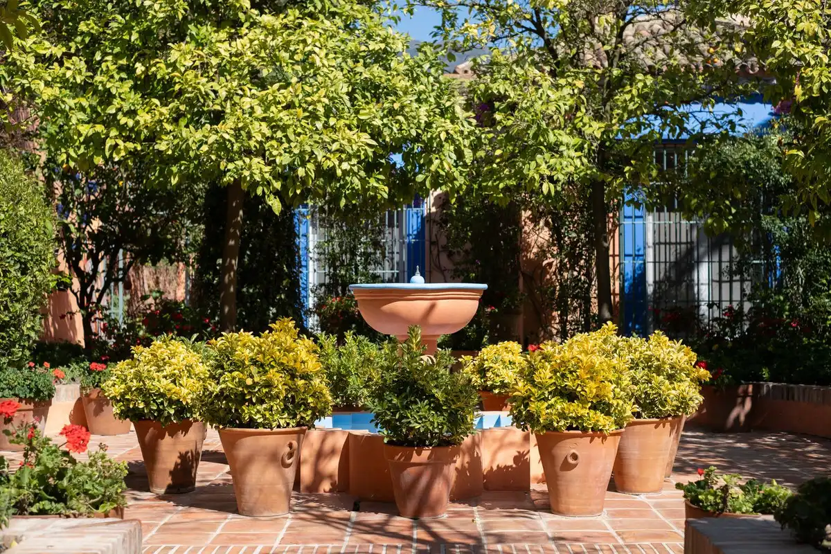 Jardín de Apartamento de alquiler en Benahavís con Aire acondicionado, Jardín privado y Terraza