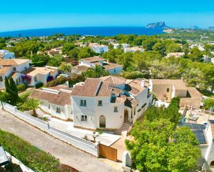 Vista exterior de Finca rústica en venda en Moraira amb Aire condicionat, Calefacció i Jardí privat