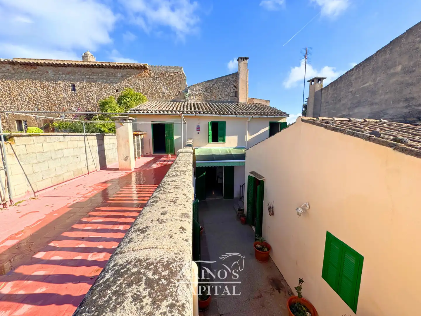 Vista exterior de Finca rústica en venda en Petra amb Terrassa i Traster