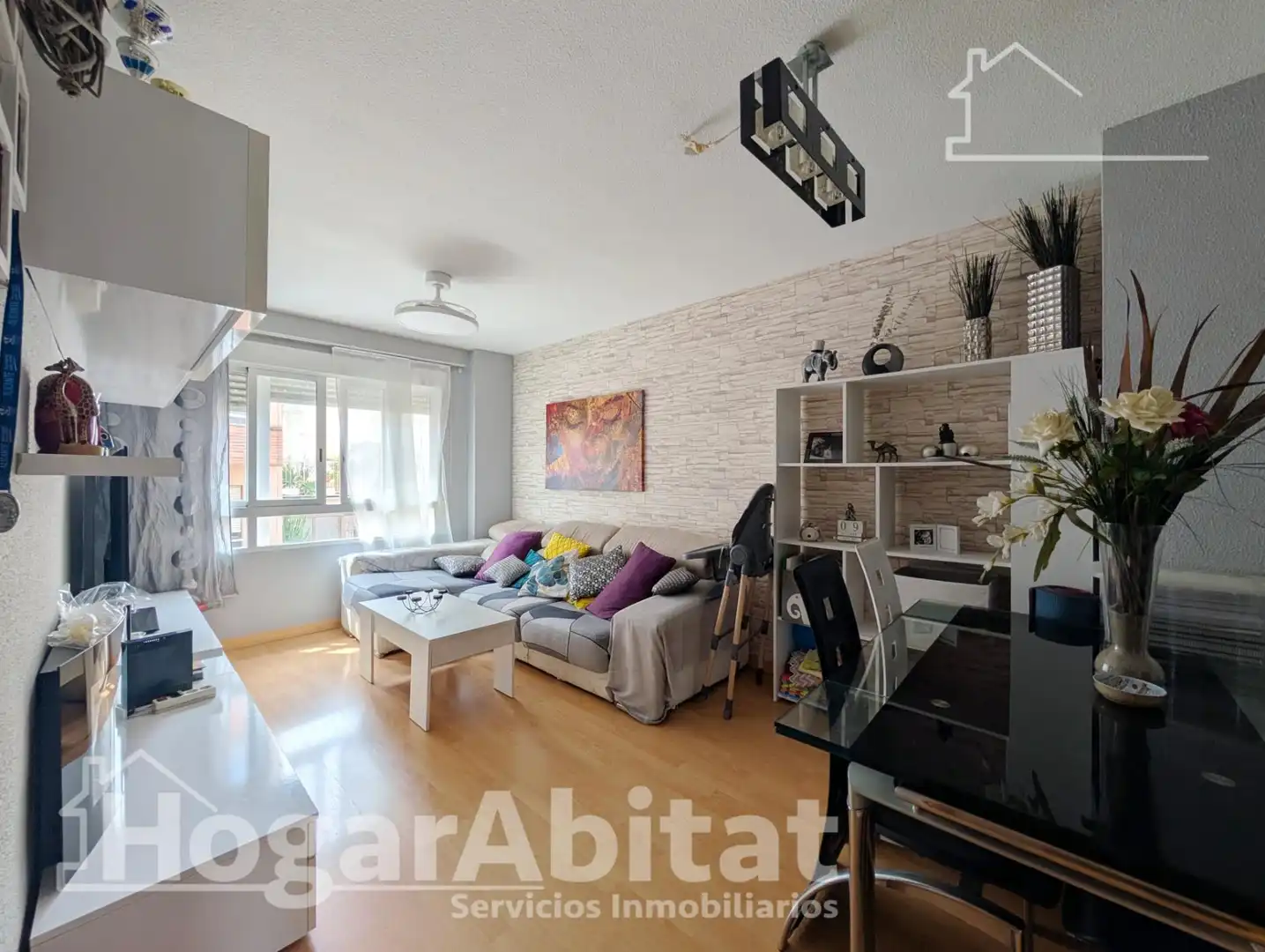 Sala de estar de Piso en venta en Alicante / Alacant con Trastero, Amueblado y Balcón