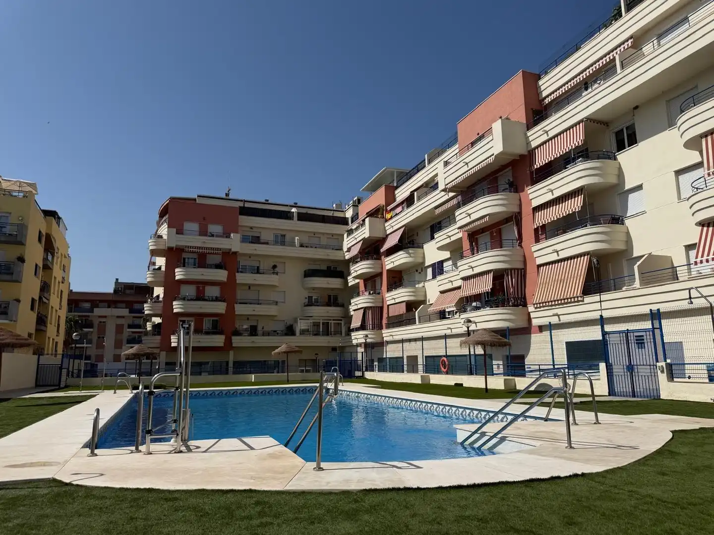 Exterior view of Apartments for sale in Mijas  with Private garden, Furnished and Community pool