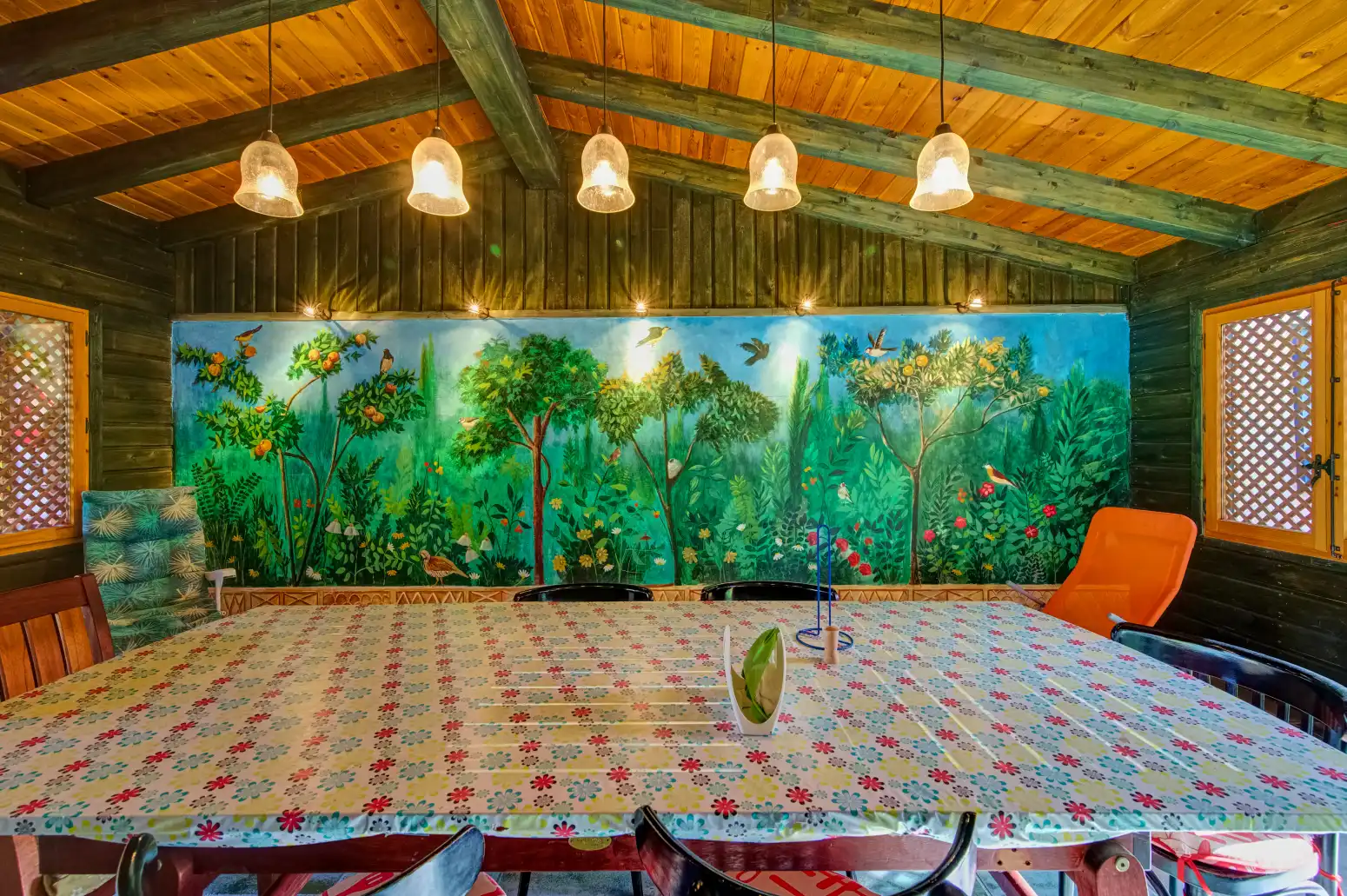 Dining room of Houses for sale in Cizur  with Heating, Private garden and Parquet flooring