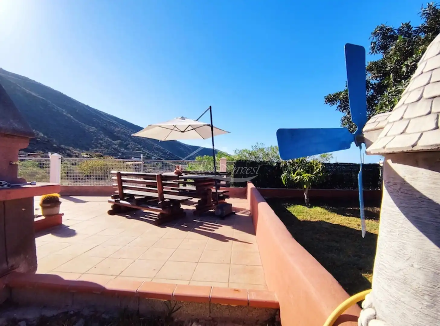 Terrassa de Casa o xalet en venda en Santiago del Teide amb Jardí privat, Terrassa i Moblat