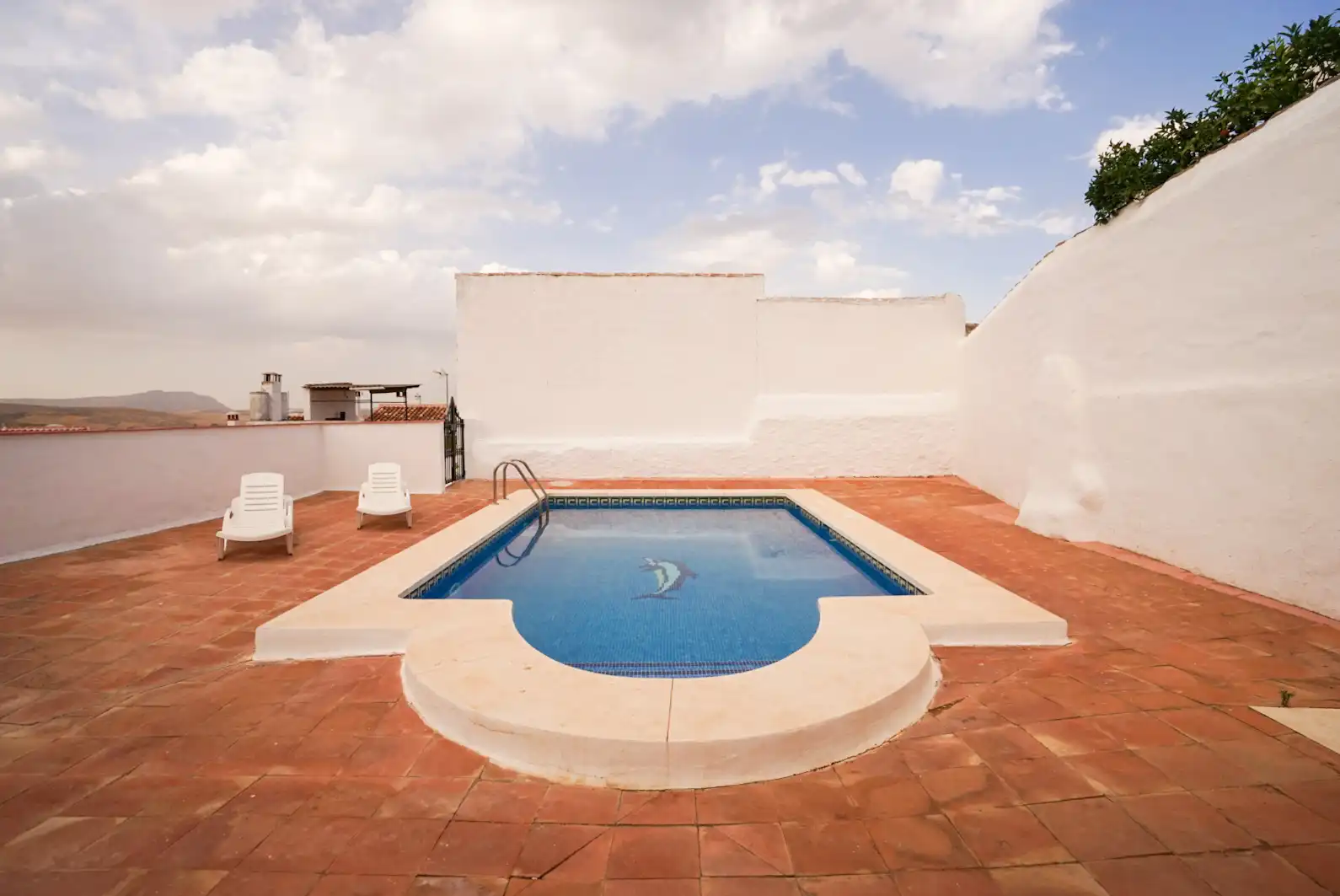 Piscina de Casa adosada en venta en Ardales con Aire acondicionado, Jardín privado y Trastero