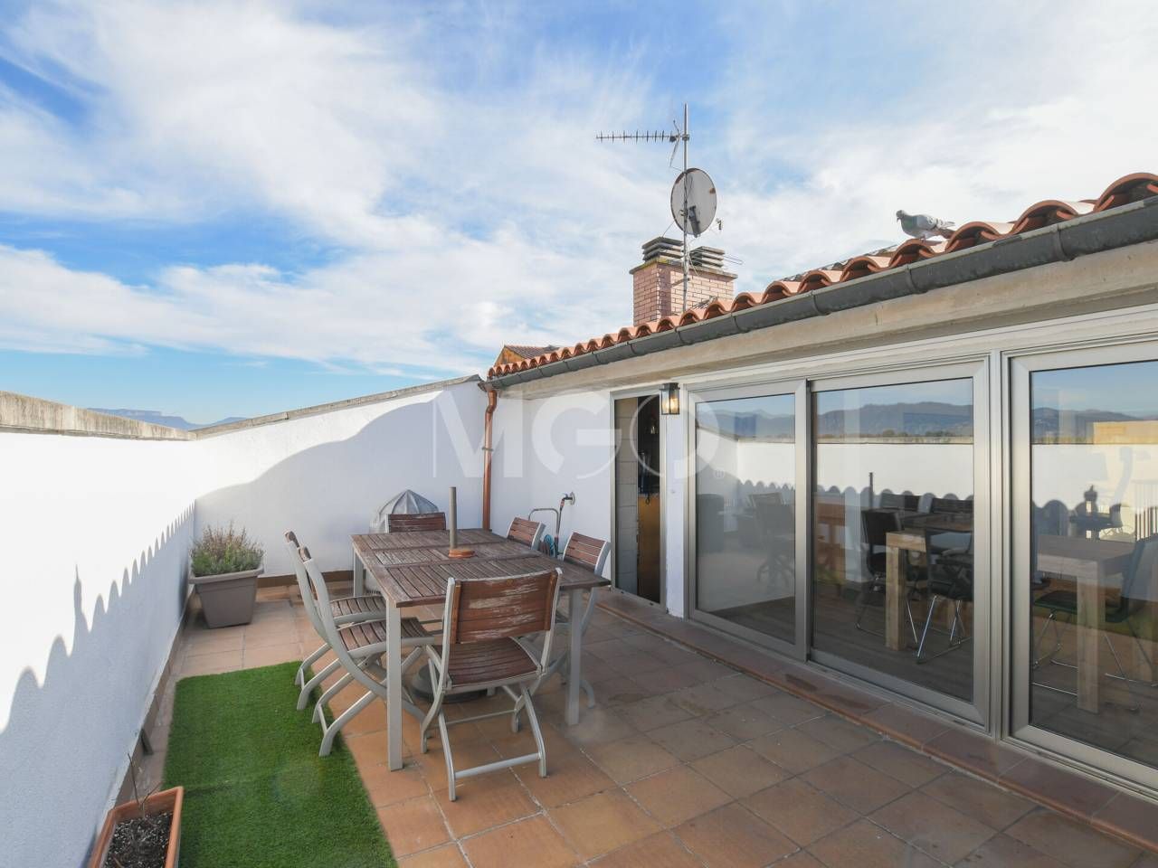 Terrace of Duplex for sale in Sant Hipòlit de Voltregà  with Air Conditioner, Heating and Terrace